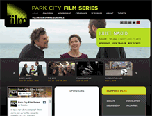 Tablet Screenshot of parkcityfilmseries.com